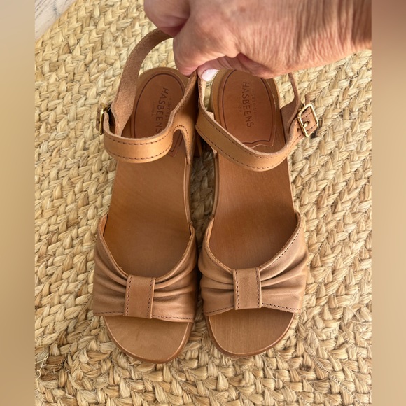 Free People Swedish Hasbeens NWT Bow Sandal vintage inspired Celebrities Clog ❤️ - Picture 9 of 9